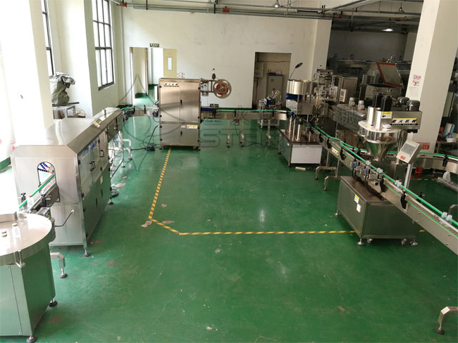 星火粉劑獸藥灌裝機(jī)生產(chǎn)線展示