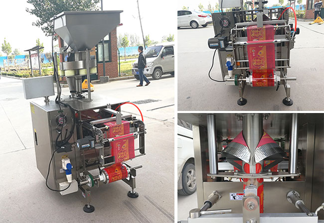 袋裝花椒顆粒包裝機(jī)設(shè)備展示